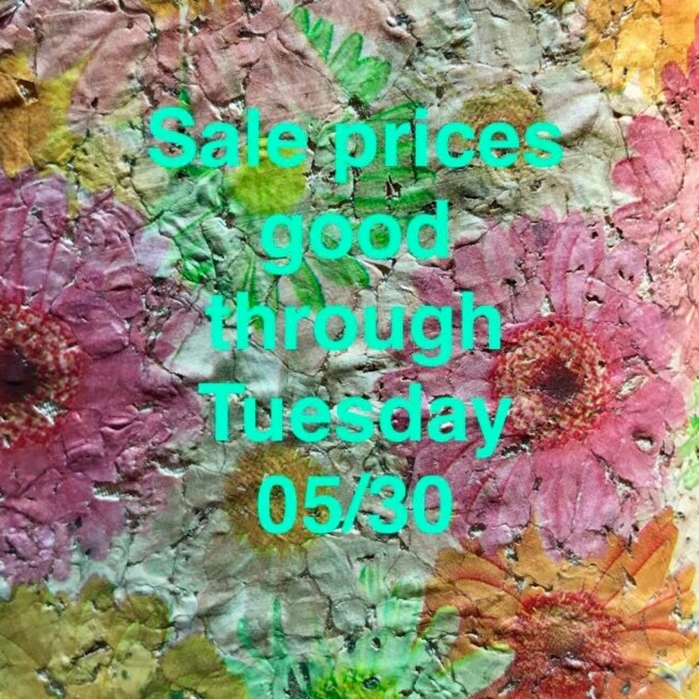 Memorial Day sale!!!