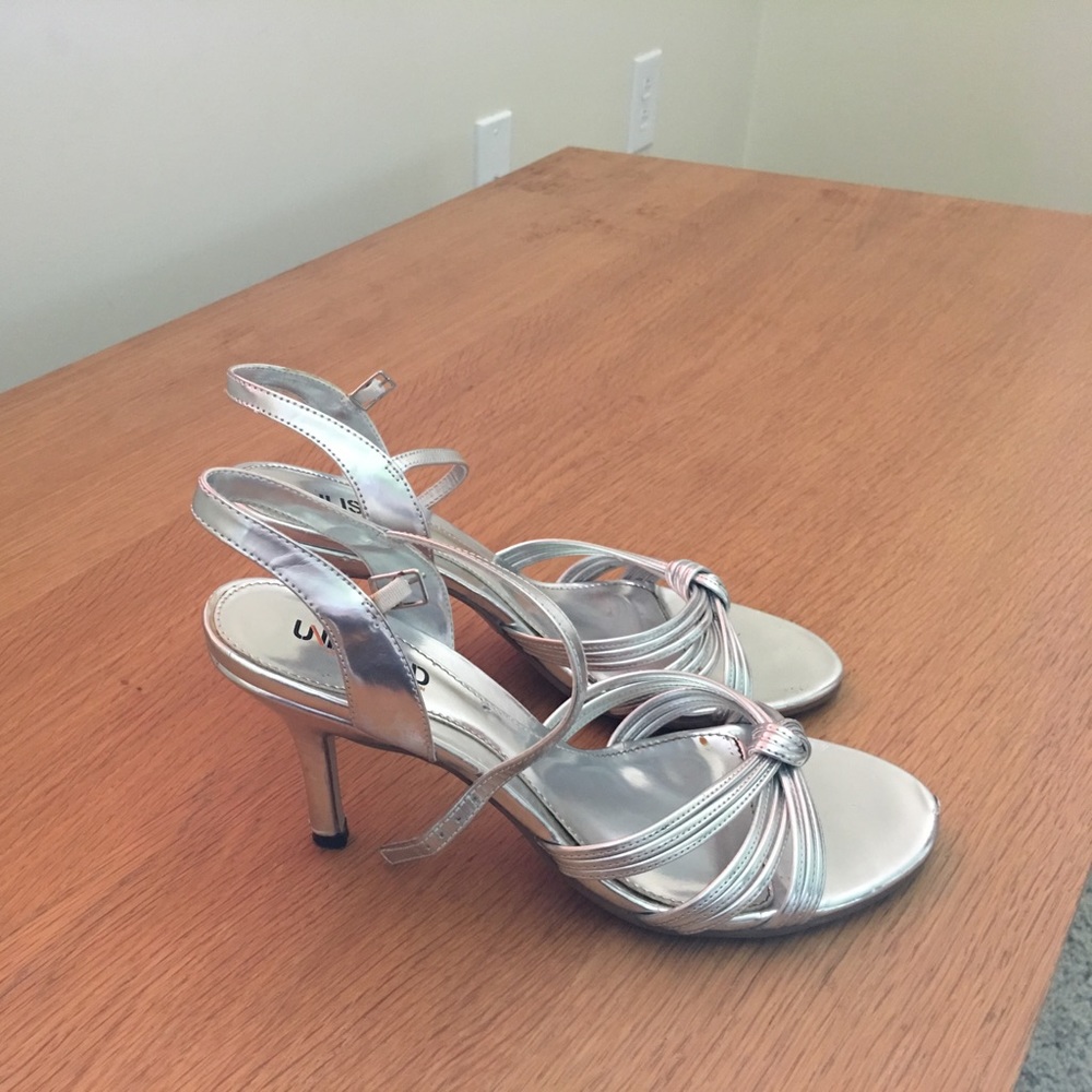 Unlisted silver heels