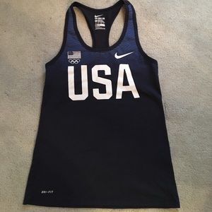 Nike dri-fit USA workout top