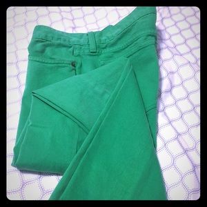 Lands End Green Skinny Jeans 👖 Like New🎈