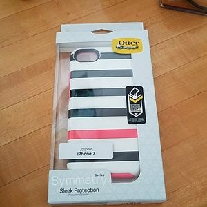IPhone 7 Otterbox Symmetry Series striped case new