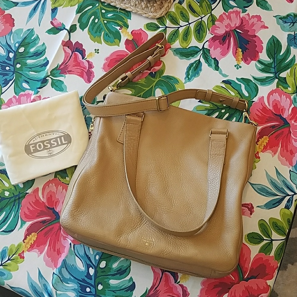 Fossil Preston Leather Shopper *like new*