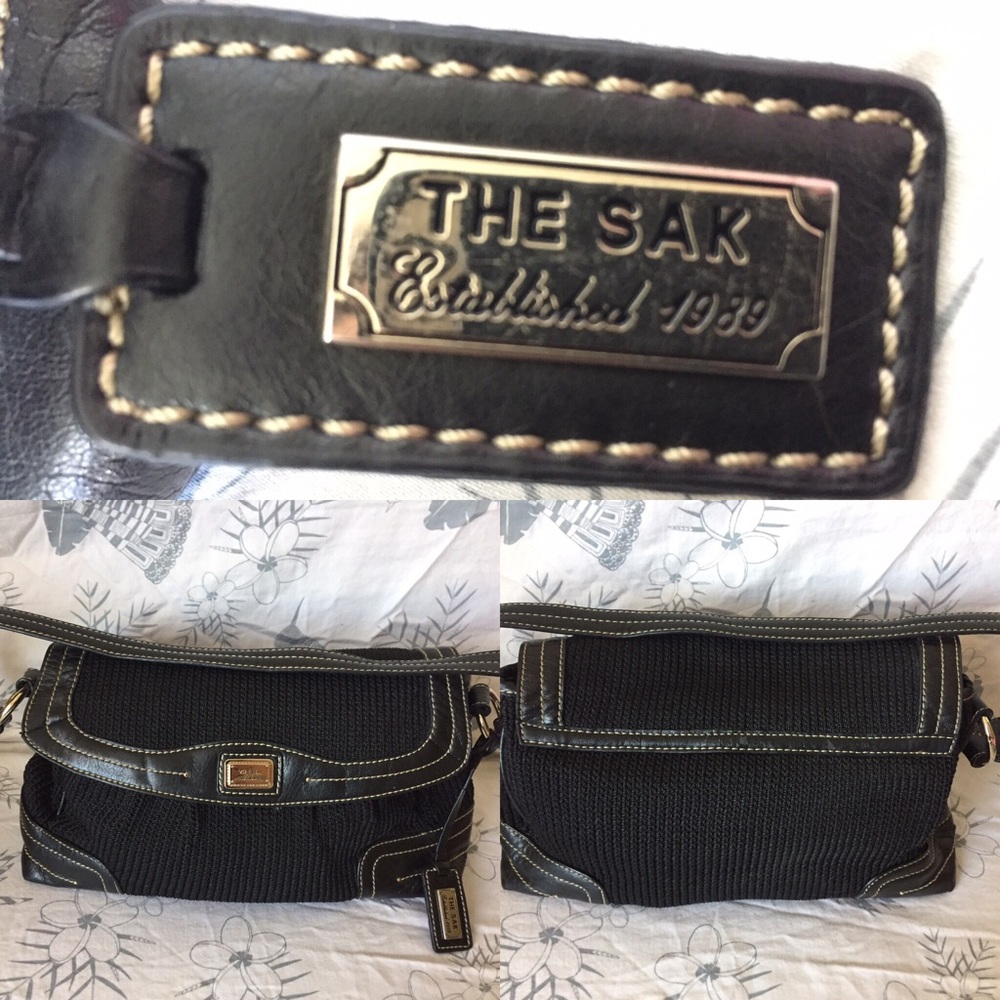 Black Saks Fifth Avenue bag