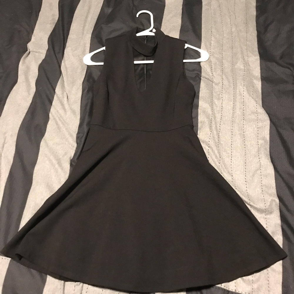 Black cutout dress
