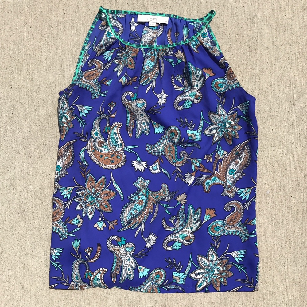 Loft Dressy Summer Tank Top Size Small