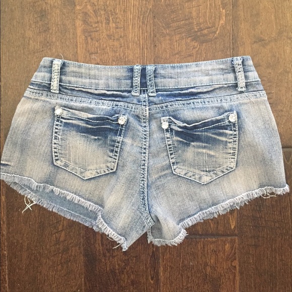 Almost Famous Pants - Almost Famous Bling Short Shorts