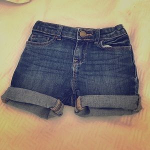 Dark denim baby gap shorts