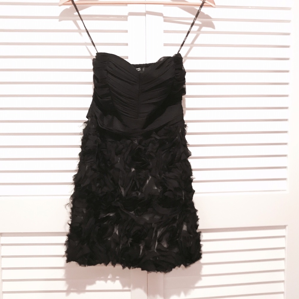 Asos black mini dress