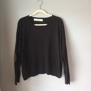 Zara black knit sweater