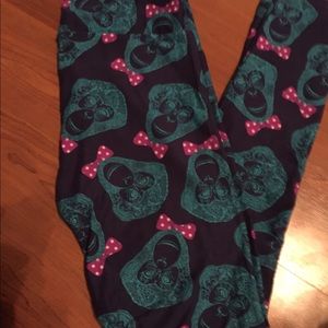 NWT OS chimp Lularoe leggings