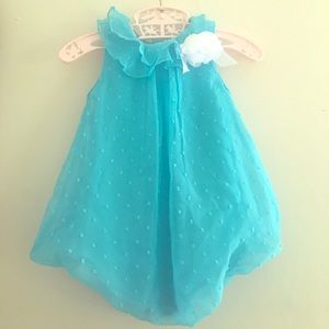 Baby blue dress
