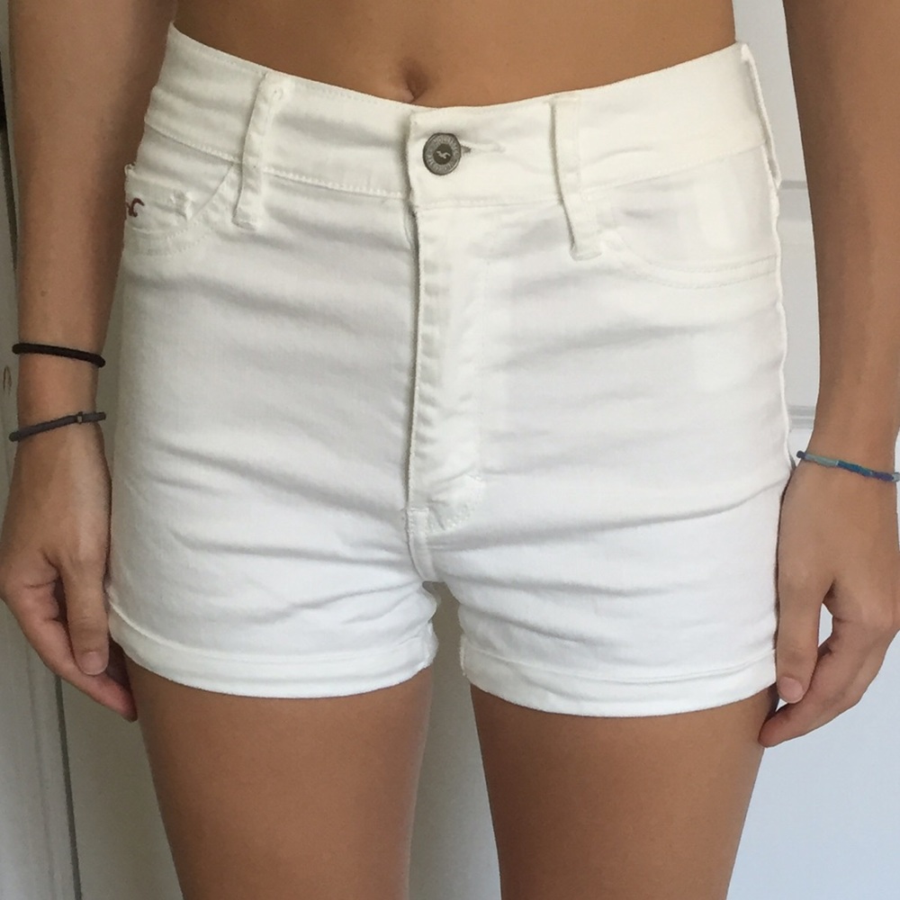 Hollister white shorts.