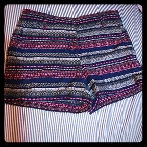 Adorable patterned  LOFT shorts Sz 2