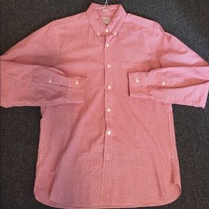 J. Crew men's button down shirt (plaid) (slim fit)