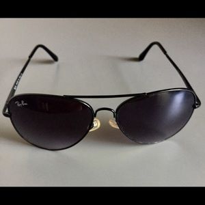 Ray-Ban RB 619 Black Tone Aviator Sunglasses