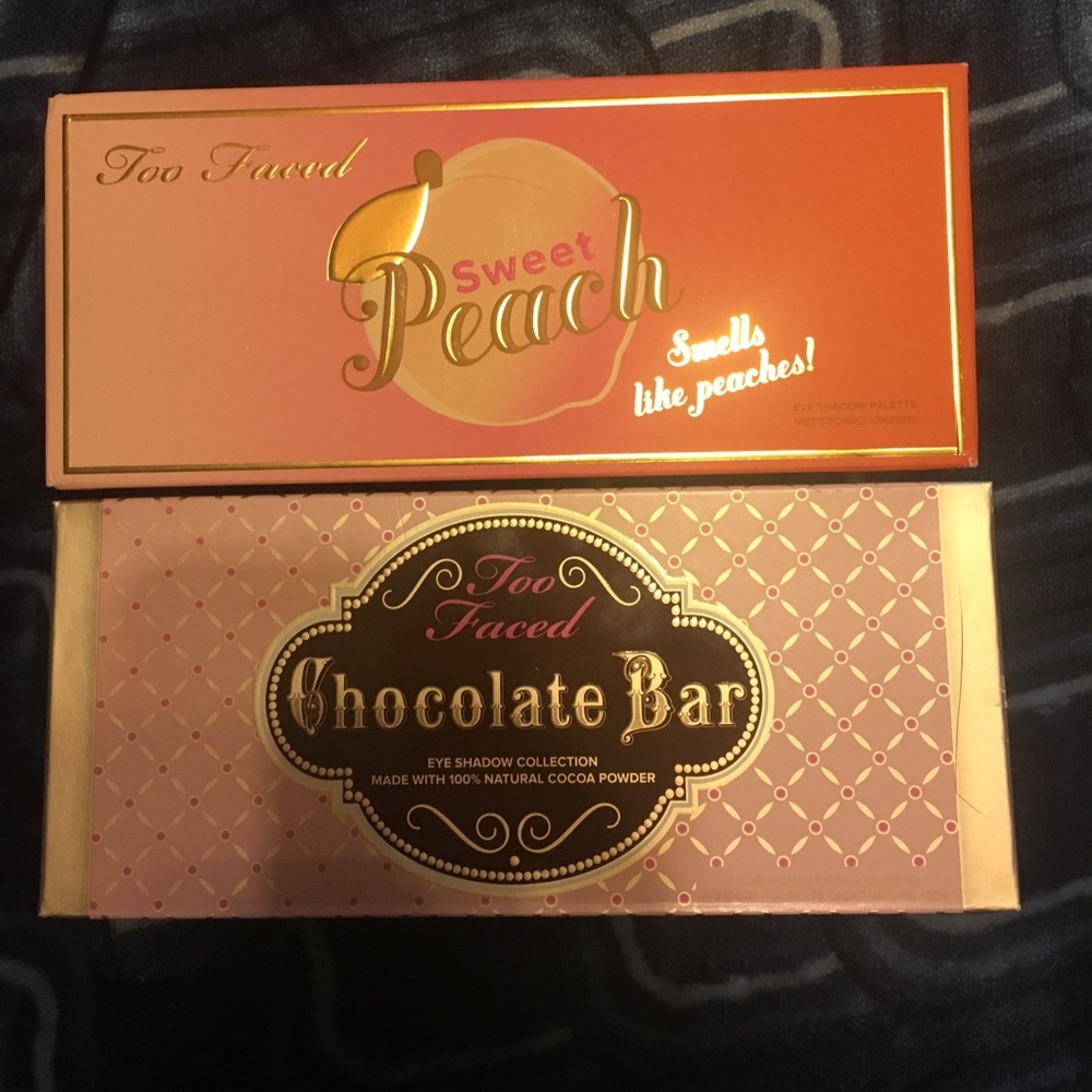 Too faved sweet peach chocolate bar palettes