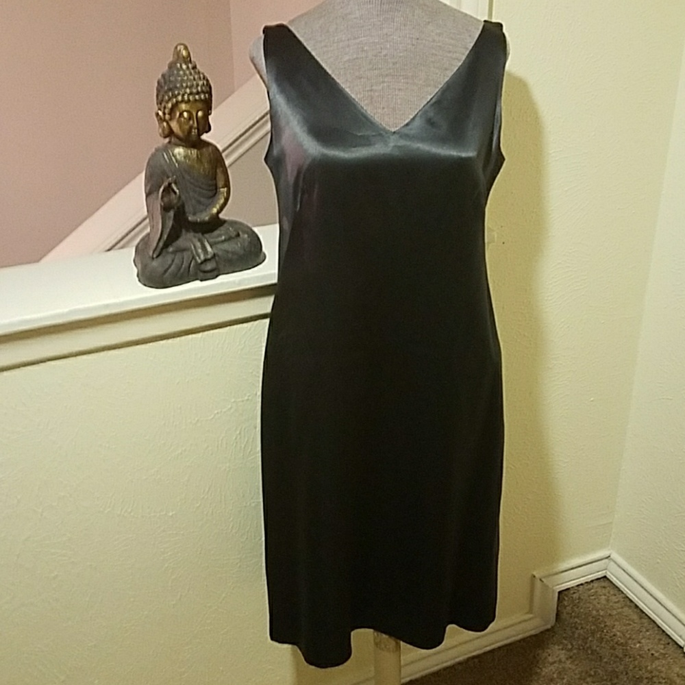 Satin Sheath Dress