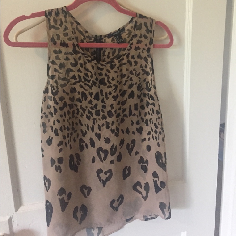 Cheetah tank top