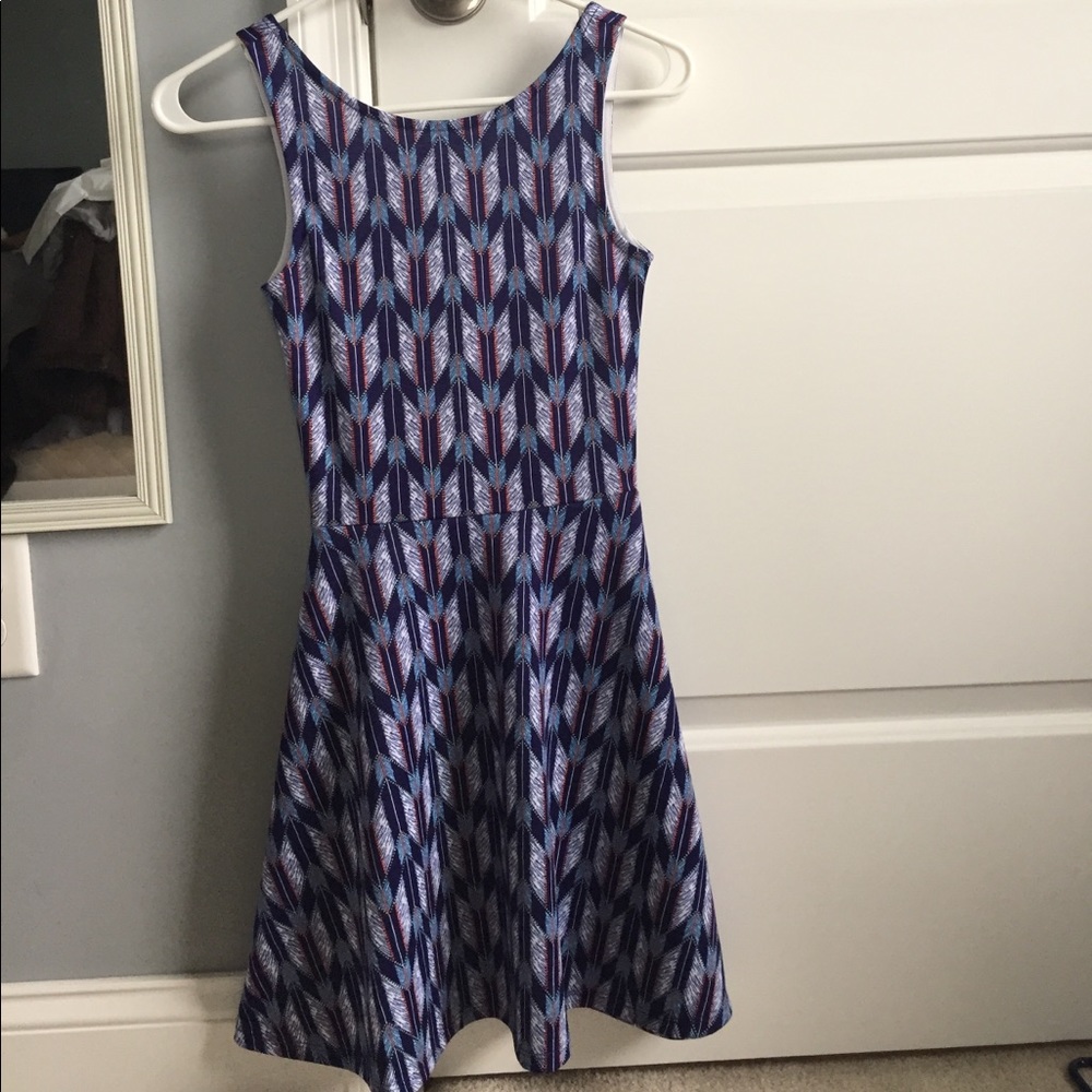 Brand new H&M navy print dress