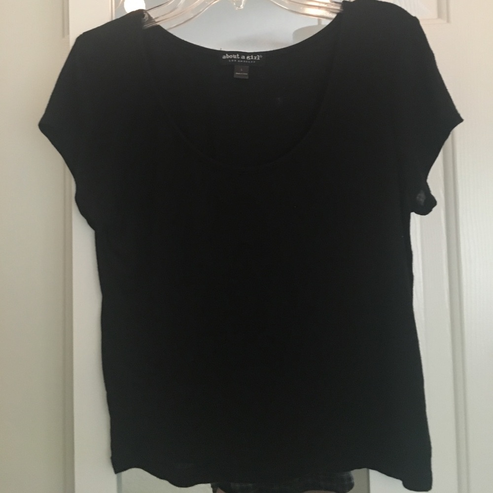 Black Crop Top