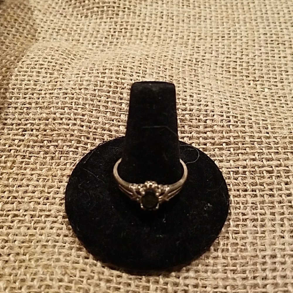 Sterling Silver Sapphire Ring