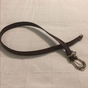 Brighton brown leather belt