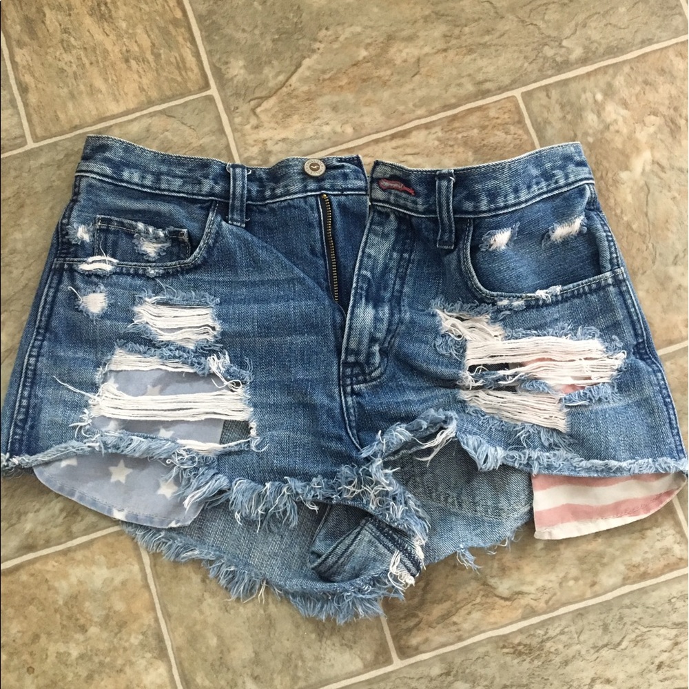American flag shorts
