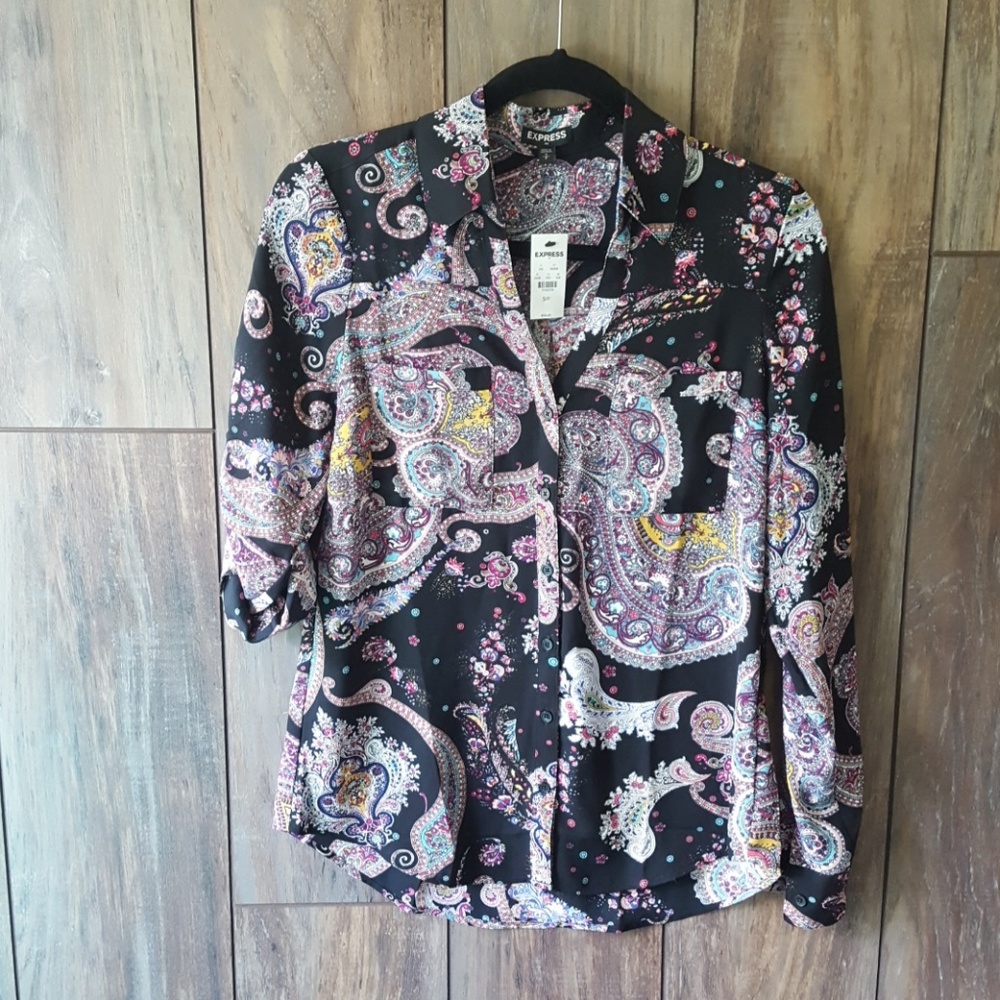 NWT Express portofino button down, adjustable