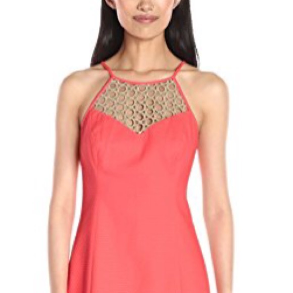 lilly pulitzer // coral shift dress - Picture 4 of 4