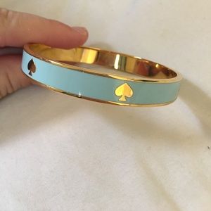 Kate spade turquoise and gold bangle