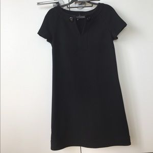 Topshop - Black Mod Mini Dress - Size 4