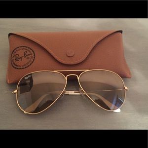 Ray-Ban large 62mm aviator sunglasses