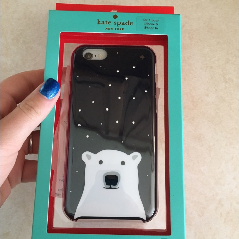Kate Spade Iphone 6/6s polar bear case