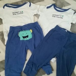Bundle 6 months pants and onesies