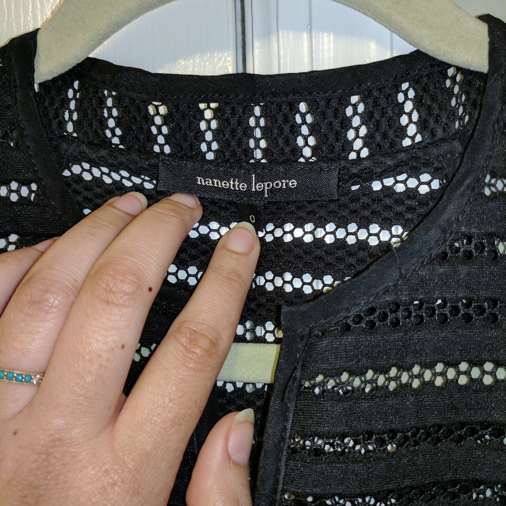 Nanette Lepore Now You See Me Mesh Dress - Picture 6 of 8