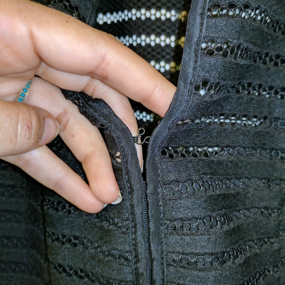 Nanette Lepore Now You See Me Mesh Dress - Picture 7 of 8