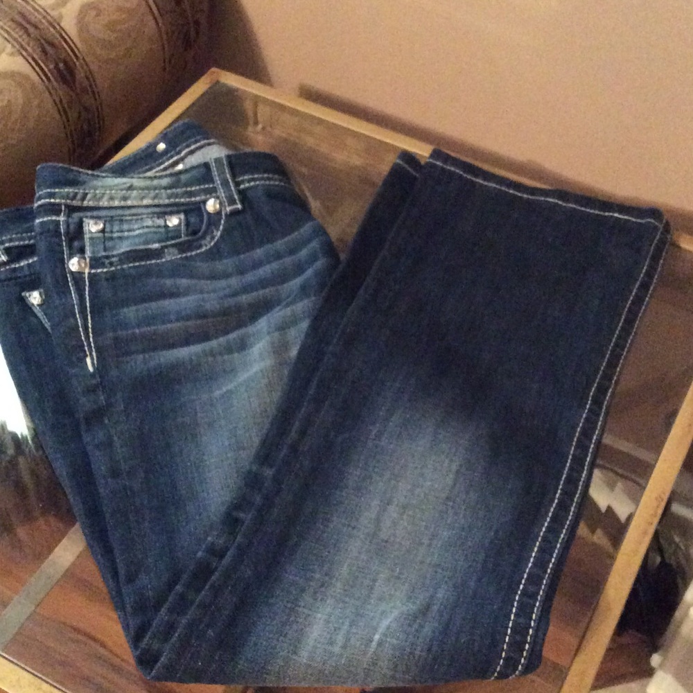 Distressed Miss Me Jean