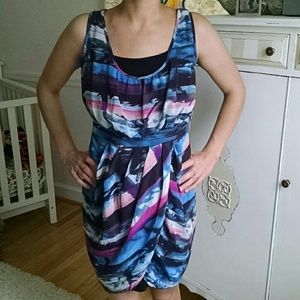 NWT Guess chiffon sleeveless asymmetrical dress 12