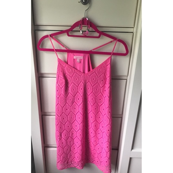 🌴Lilly Pulitzer Pink Shimmer Dress🌴 - Picture 1 of 4