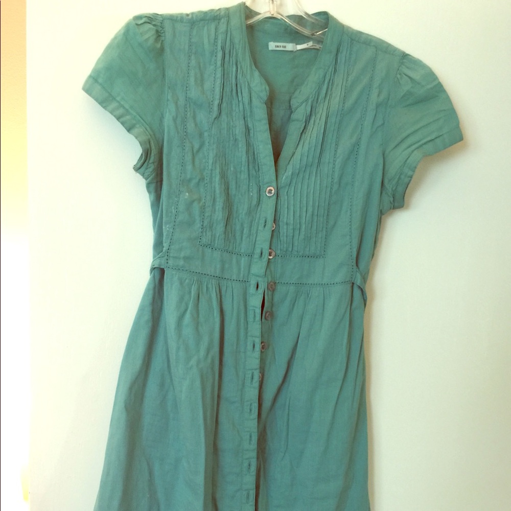 Kimchi Blue Sea Green Shirt Dress