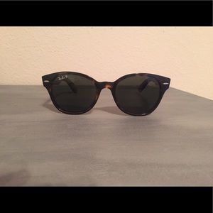 Ray-Ban RB4141 Tortoiseshell polarized sunglasses