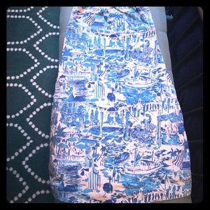 Lilly Pulitzer Blue and White Reversible Dress