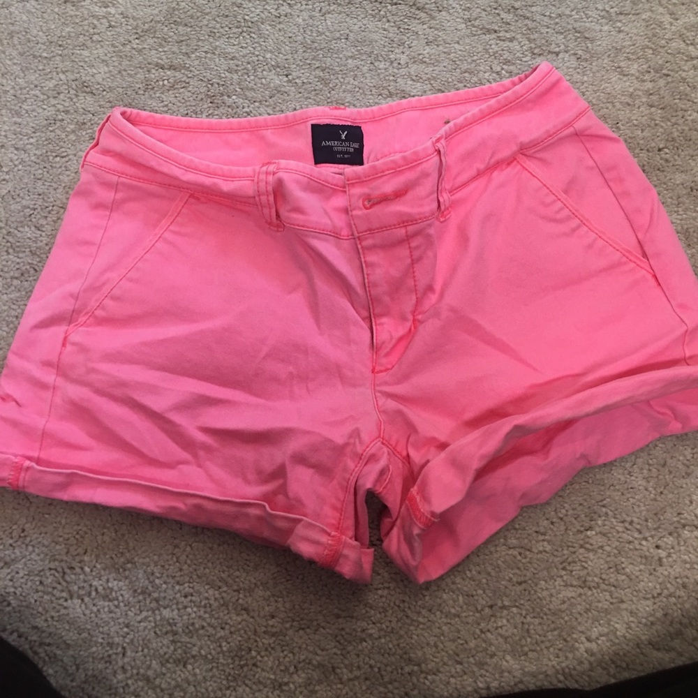 BRIGHT pink AE shorts