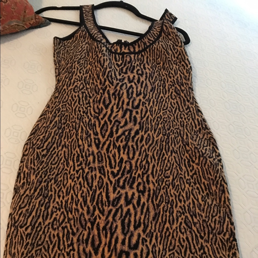 Bcbg size s leopard dress