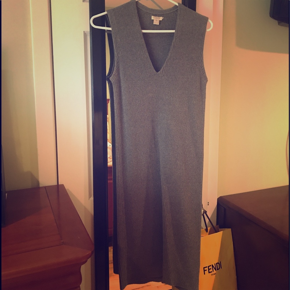 J Crew Graphite Dress worn once