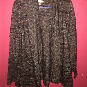 Patterned cardigan with pockets