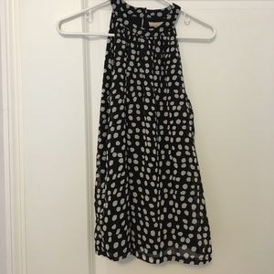 Banana Republic XS Petite sleeveless keyhole top