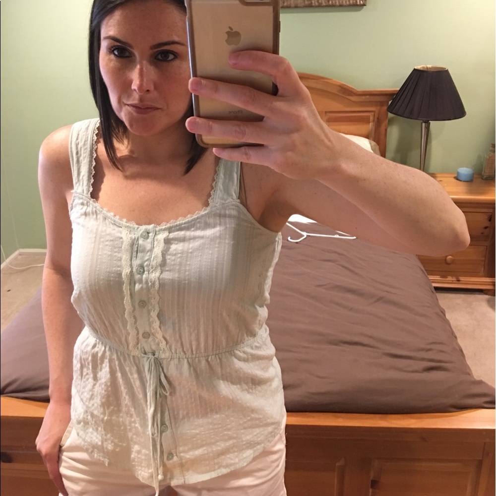 Medium mint green baby doll tank from Nordstrom BP