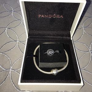 Beautiful Pandora bracelet. Never been worn