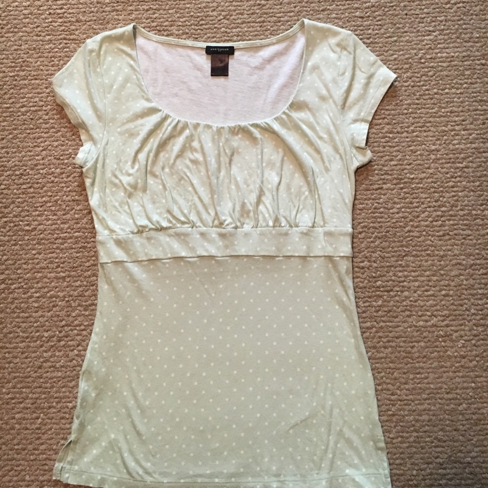 Ann Taylor mint green blouse